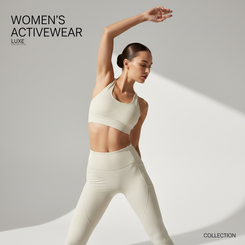 Women's activewear and workout clothing collection