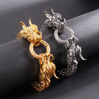 Men's animal zodiac stainless steel bracelet
