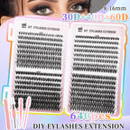 640-piece cluster lash book