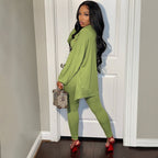 Autumn Winter Solid Color Vest Trend Single Breasted Casual Pants Suit Three-Piece Set