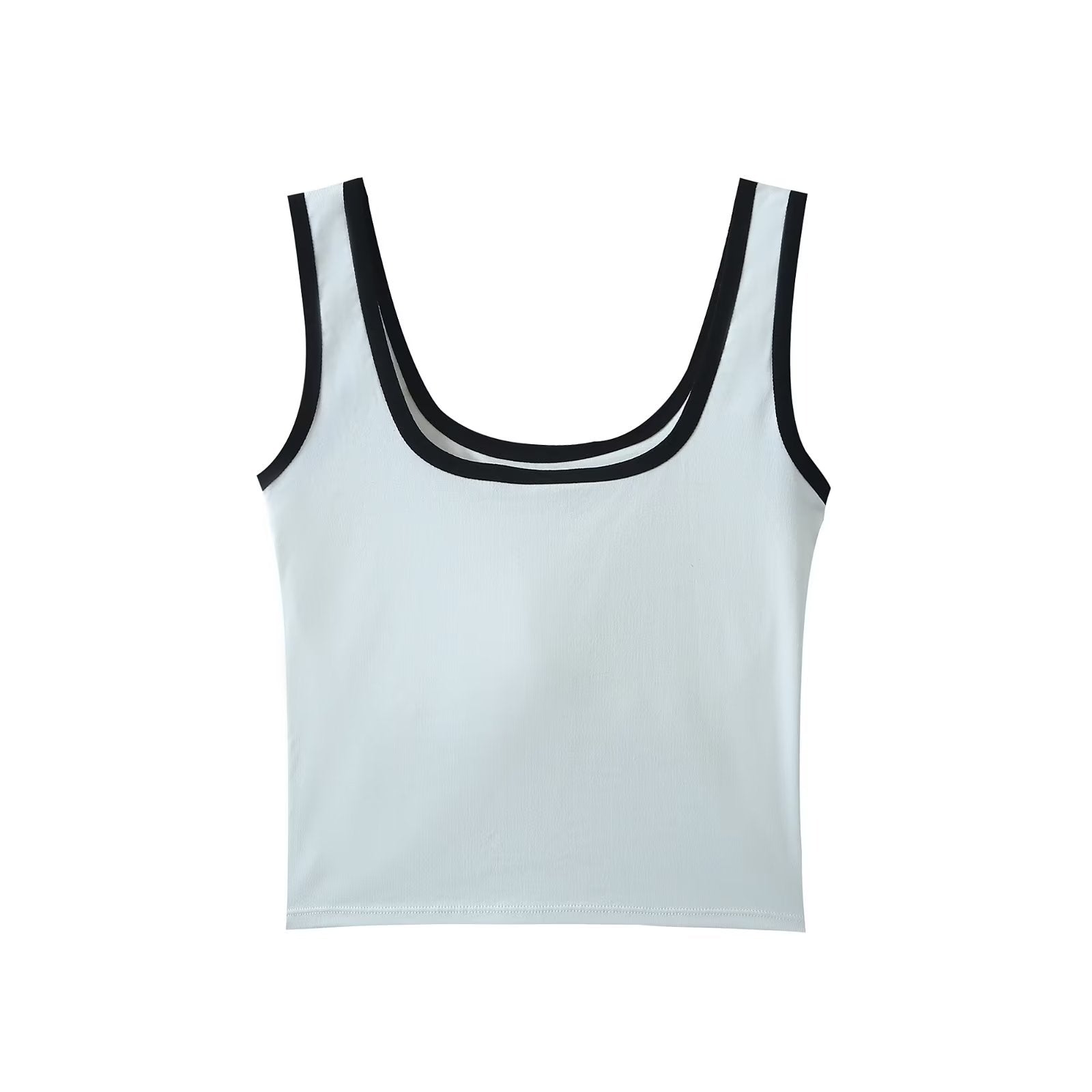 Women’s Contrast Letter Graphic Crop Tank Top