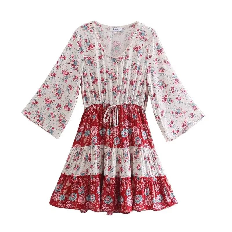 Women's Summer Women Dress Positioning Rayon Dress