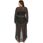 Women's Lace Ruffled Dress