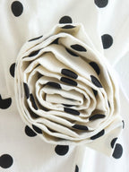 Women's 3D Rose Polka Dot Asymmetric Top