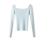 Women's Ribbed Halter Neck Sweater Top