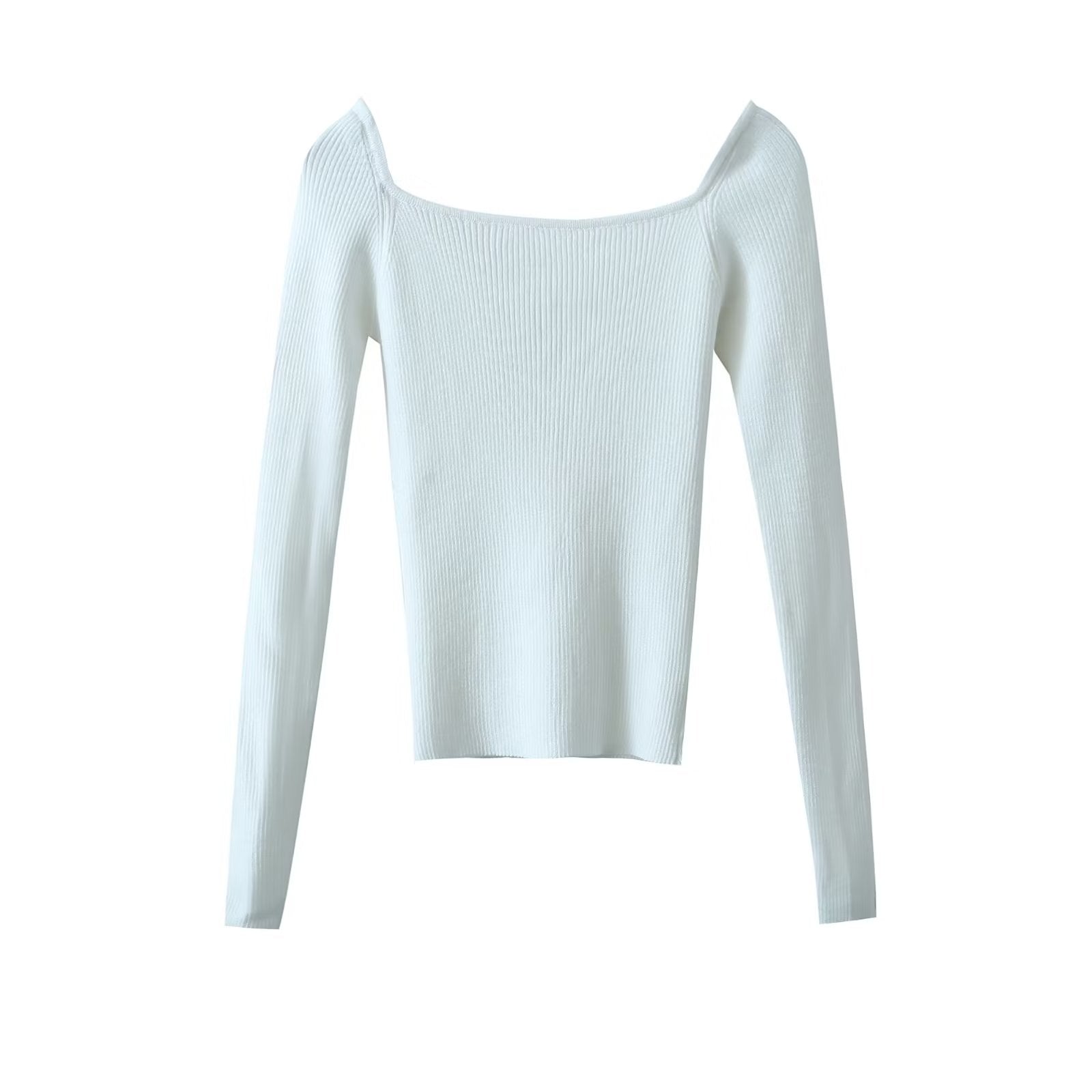 Women's Ribbed Halter Neck Sweater Top