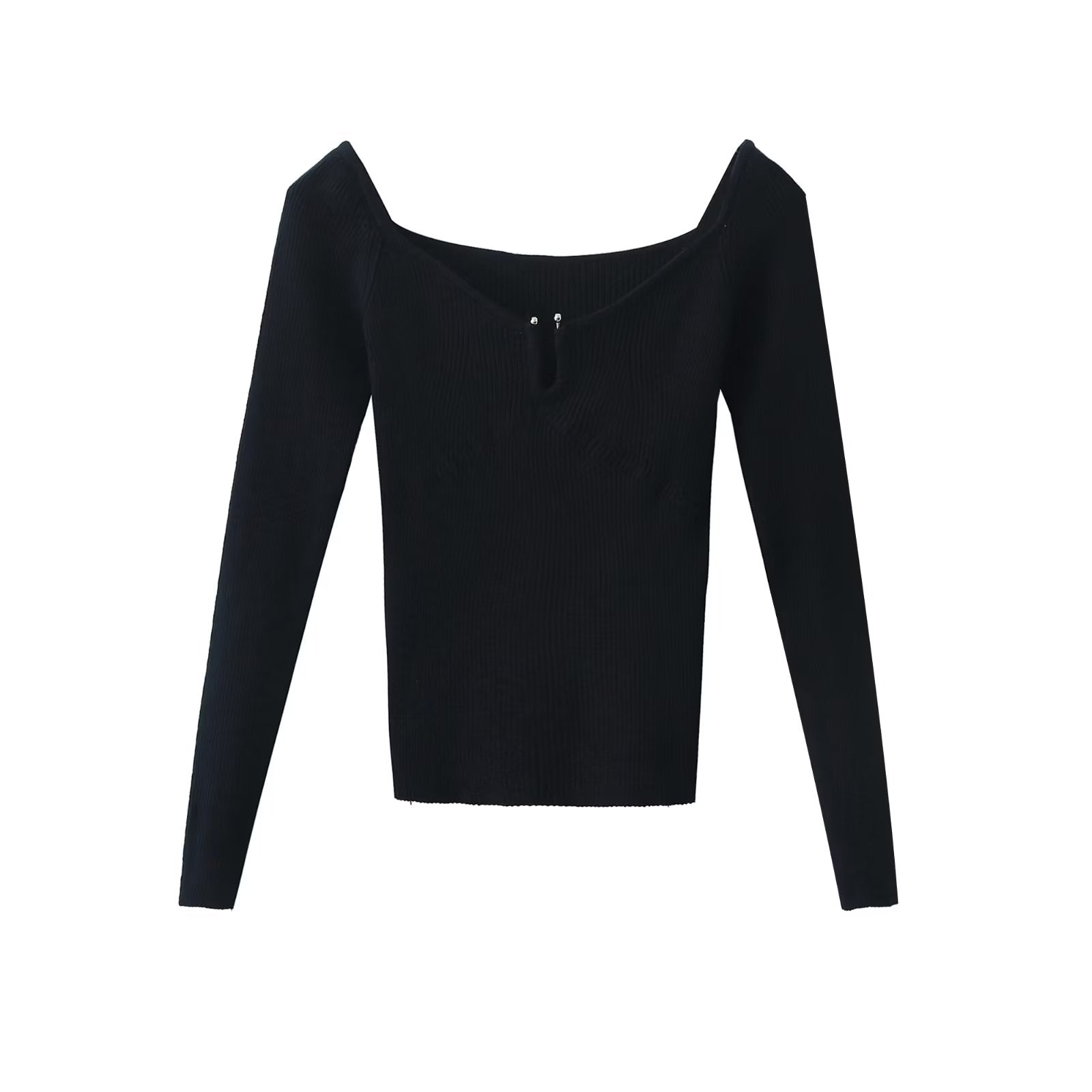 Women's Ribbed Halter Neck Sweater Top