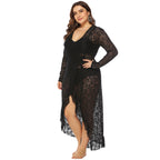 Women's Lace Ruffled Dress