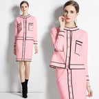 Women's Spring Fall Elgent High Coordinated Two-Piece Set