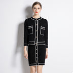 Women's Spring Fall Elgent High Coordinated Two-Piece Set