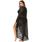 Women's Lace Ruffled Dress