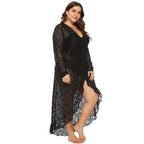 Women's Lace Ruffled Dress