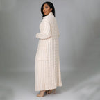 Women's Autumn Winter Casual Long-Sleeve Long Coat