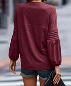 Women's New Autumn Winter Women Long Sleeve Solid Color Loose Round Neck T Shirt Women