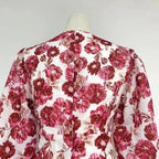 Women's Printed Crew-Neck Mini Dress