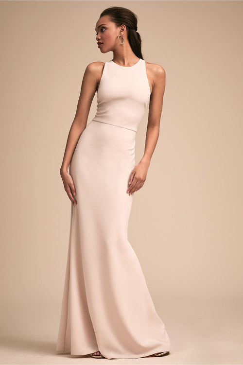 Spring Sexy Women Wear Backless Strap Criss Cross Evening Dress