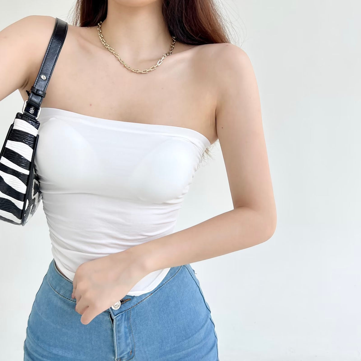 Bandeau Top Casual Wild