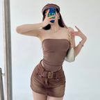 Bandeau Top Casual Wild