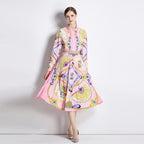 Women's Collared Dress Two-Piece Set