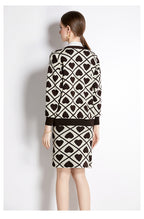 Women's Tie Neck Sleeve Dress Two-Piece Set