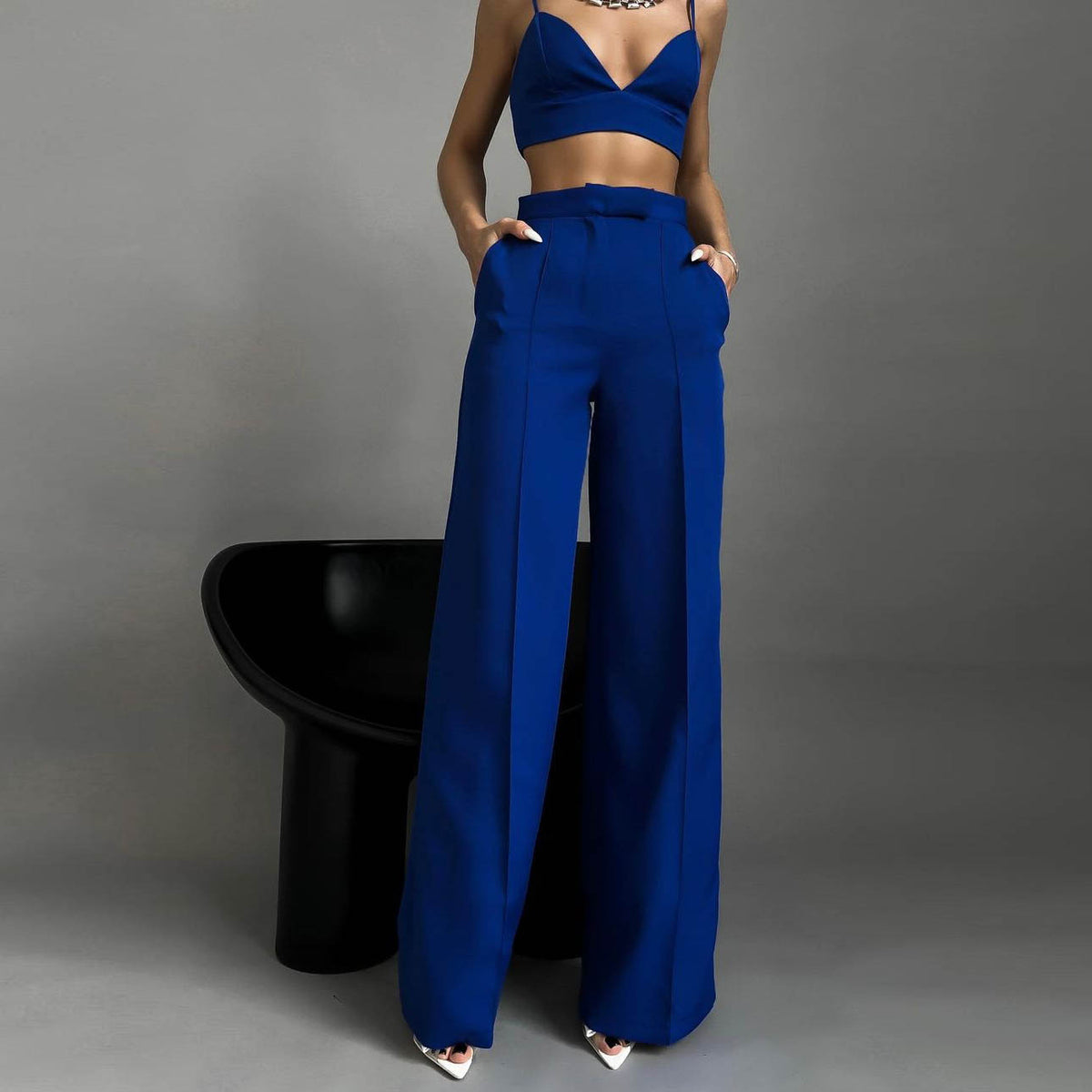 Blazer Suit Vest Straight Trousers Autumn Winter Office Three-Piece Set