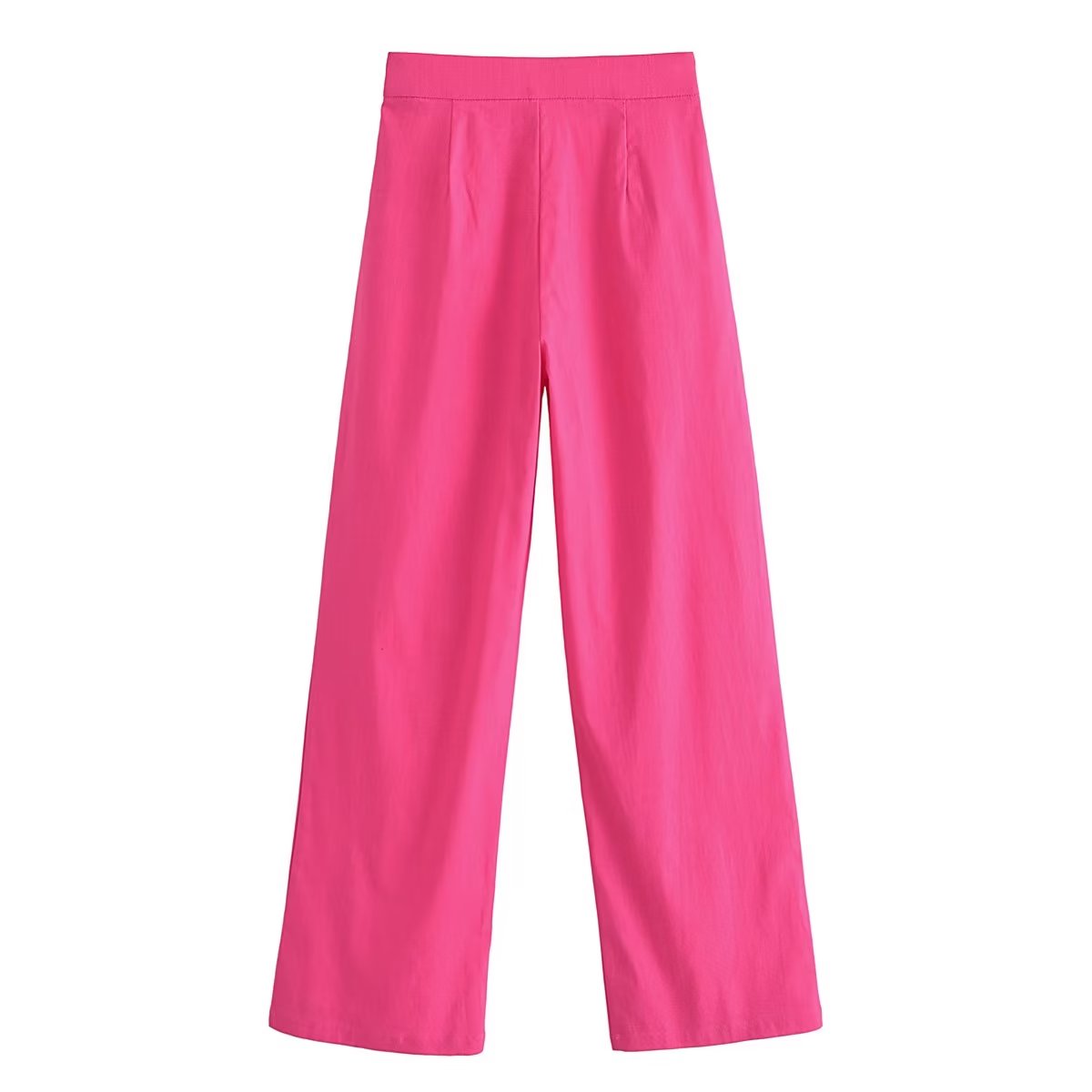 Summer High Waist Solid Color Loose Straight Casual Skirt