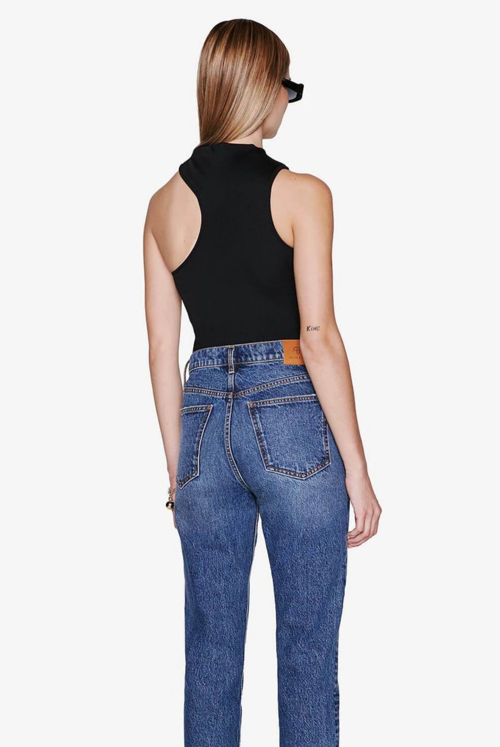 Women's Sexy Irregular Asymmetric Shoulder Digging Solid Color Vest Sexy Women Half Turtleneck Sleeveless Solid Color Top Sling