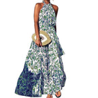 Fashion Floral Back Dress Bohemian