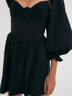 Women's Steel-Detail Lace Bustier Top