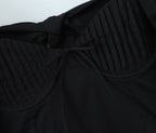Women's Steel-Detail Lace Bustier Top