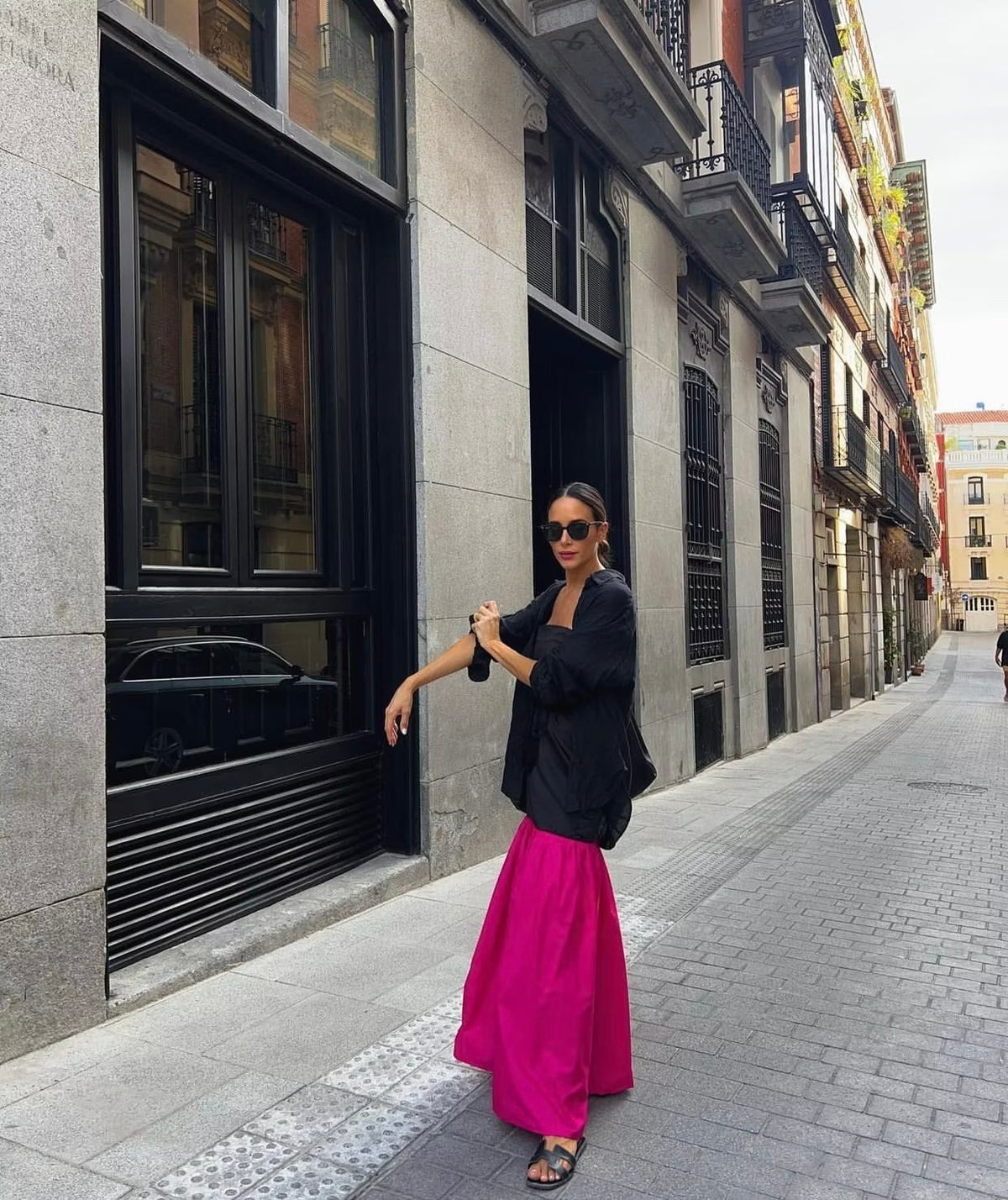 Winter Patchwork Maxi Tube Top Contrast Color Maxi Dress