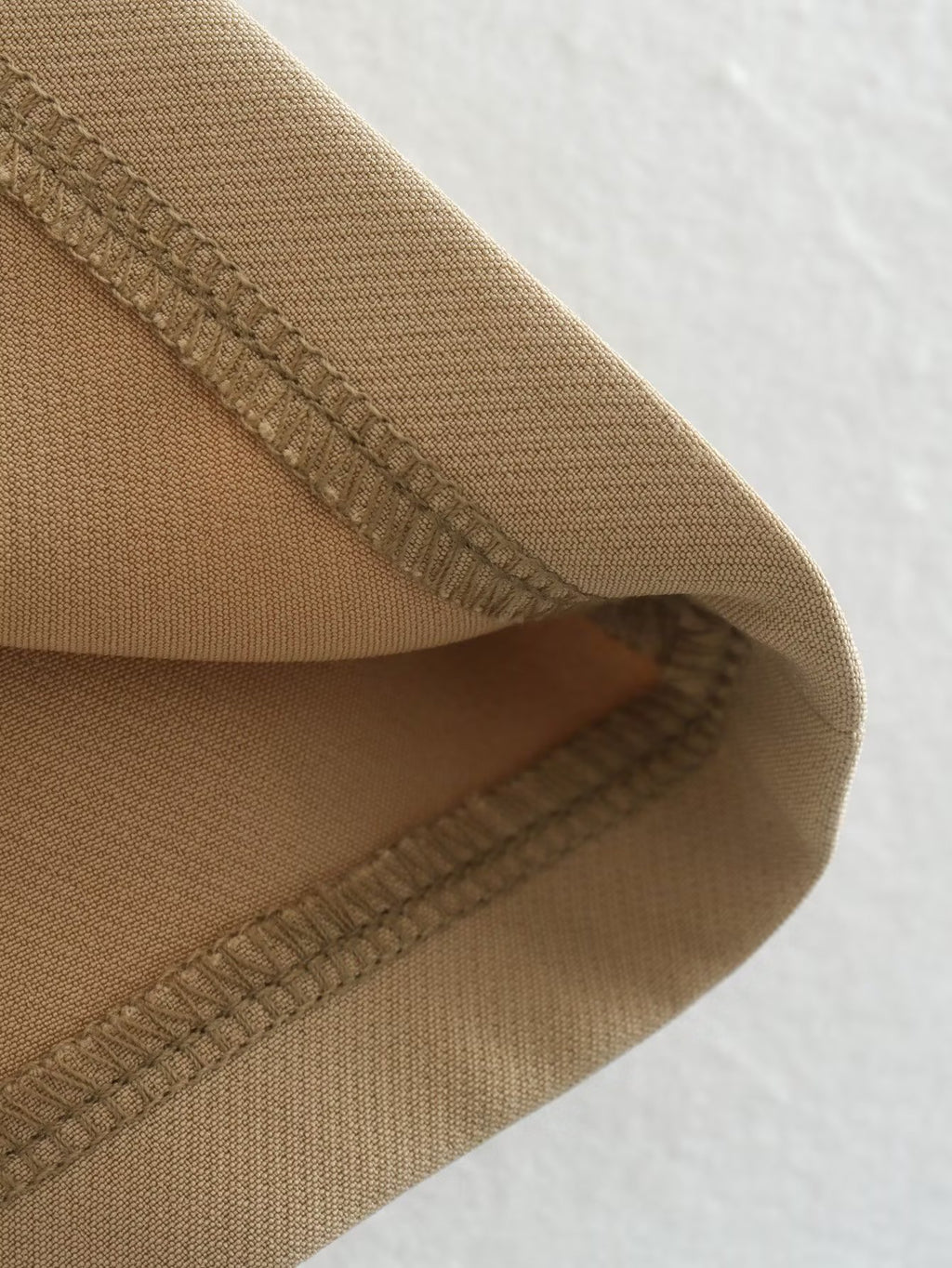 Women's Autumn Khaki With Belt High Waist Slim A Line Skirt