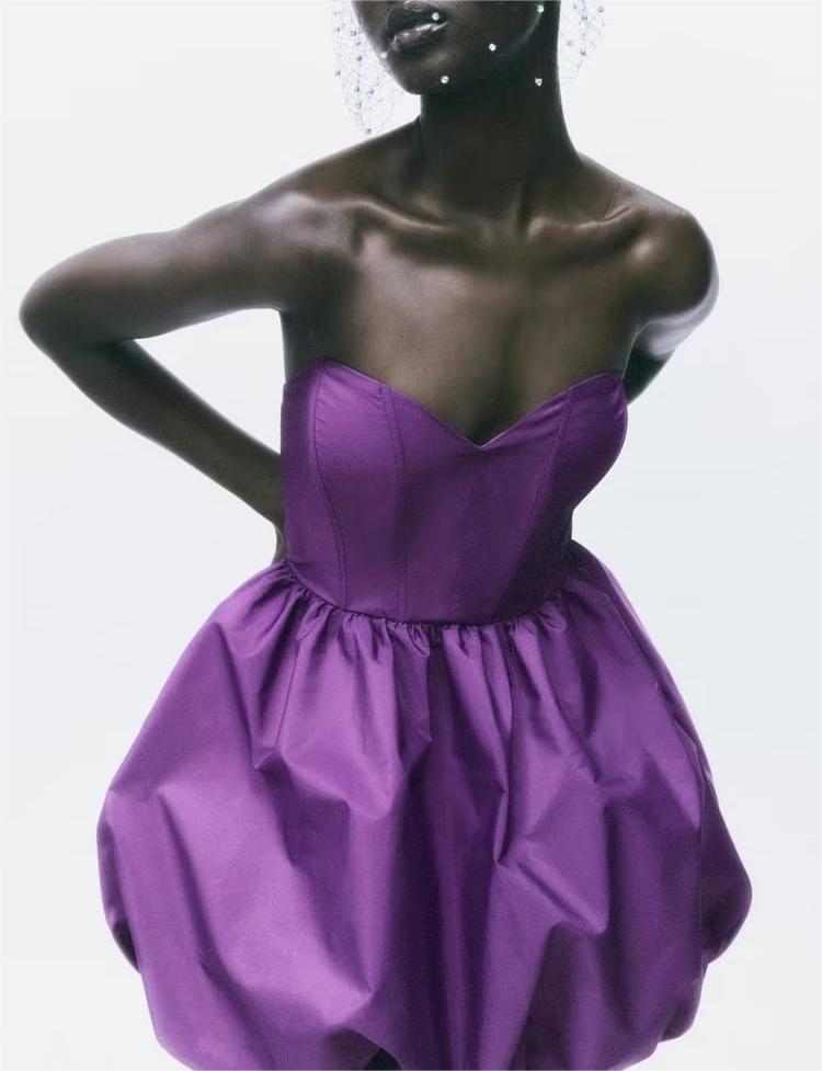 Tube-Top Mini Dress