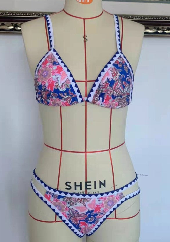 Bikinis Floral Bikini Swimwear