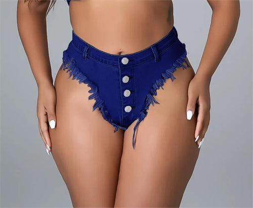 Women's Spring Sexy Nightclub Queen Ultra Short Pants Supply Denim Shorts Women