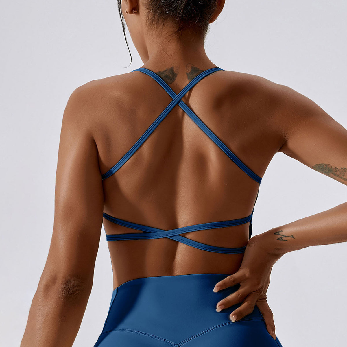 Open-Back Yoga Bra