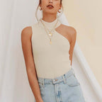 Women Clothing Knitted Slim Vest