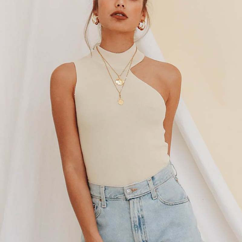 Women Clothing Knitted Slim Vest