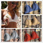 Hand Crocheting One-piece Swimwear