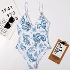 Siamese Triangle One-piece Swimwear