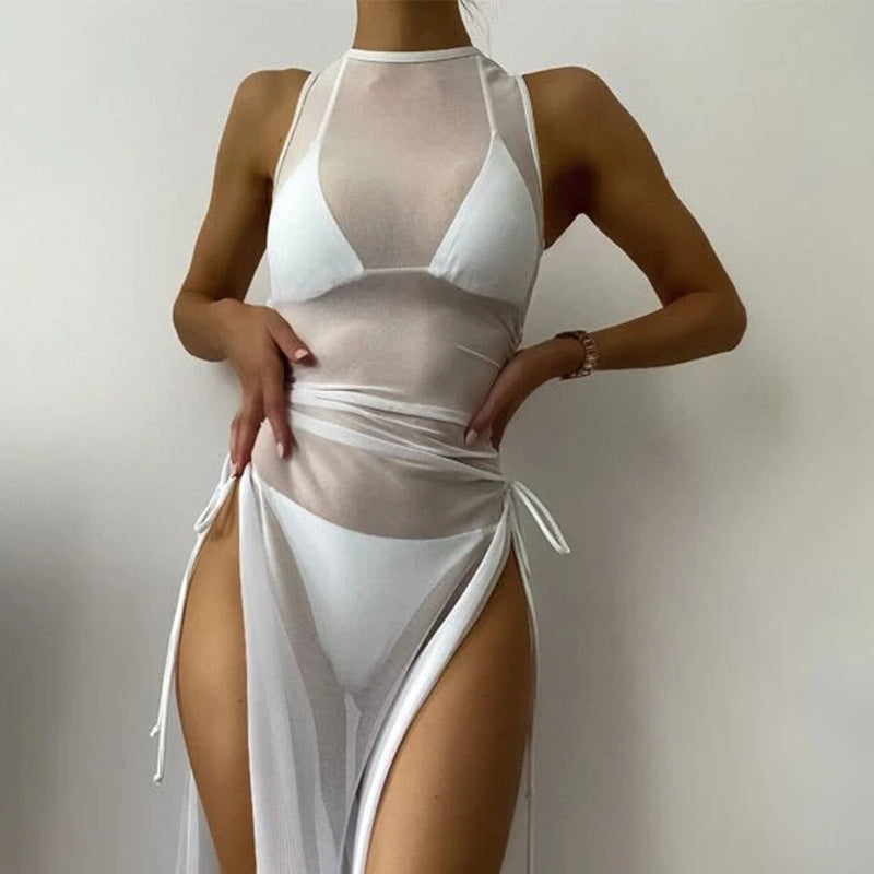 Three Solid Bikini Swimwear