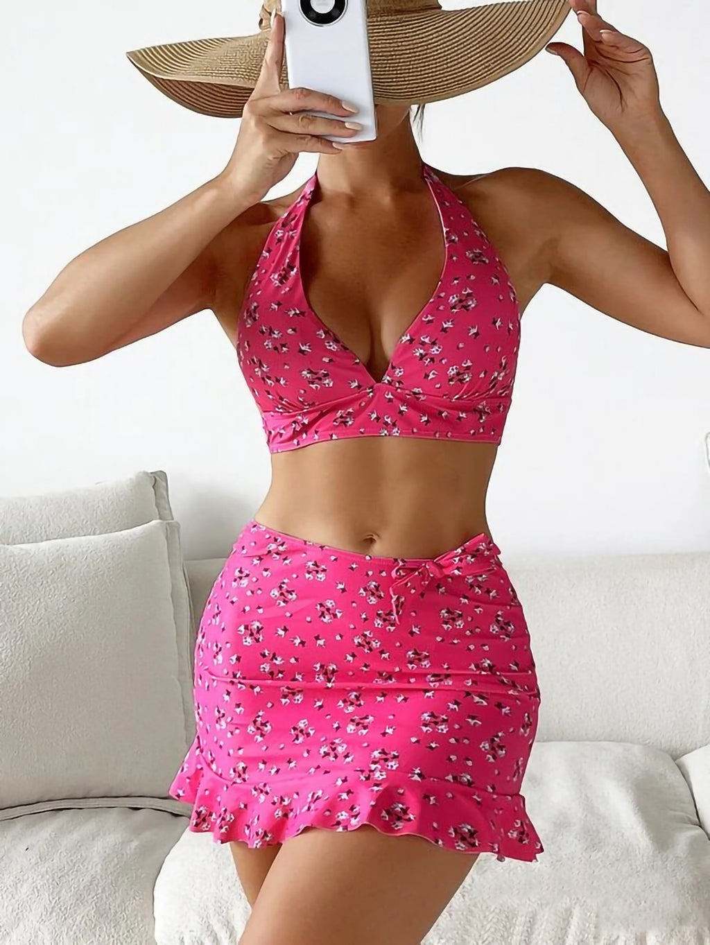 Split Three Bikini Swimwear