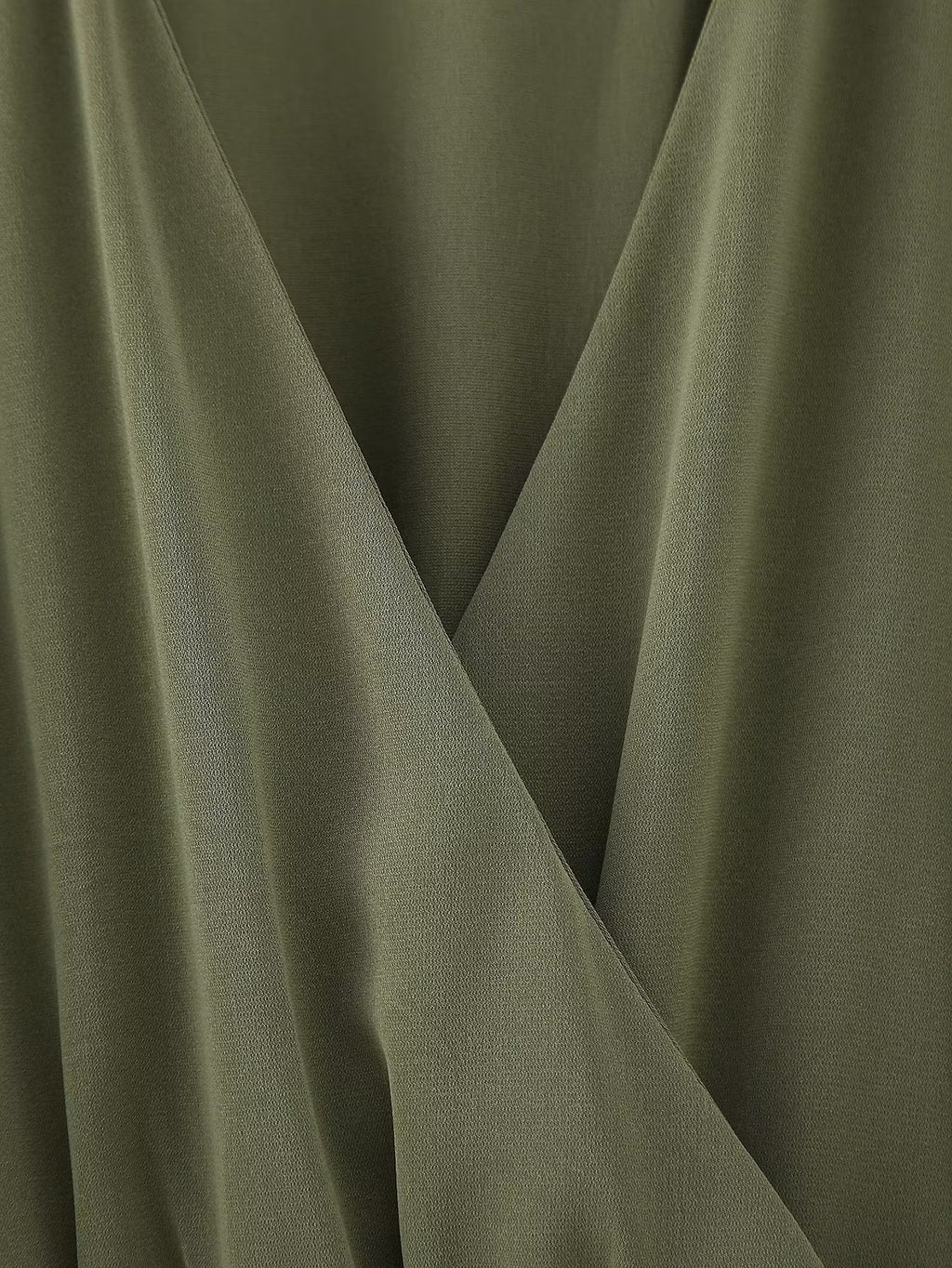 Winter V-Neck Belt Pleated Dress