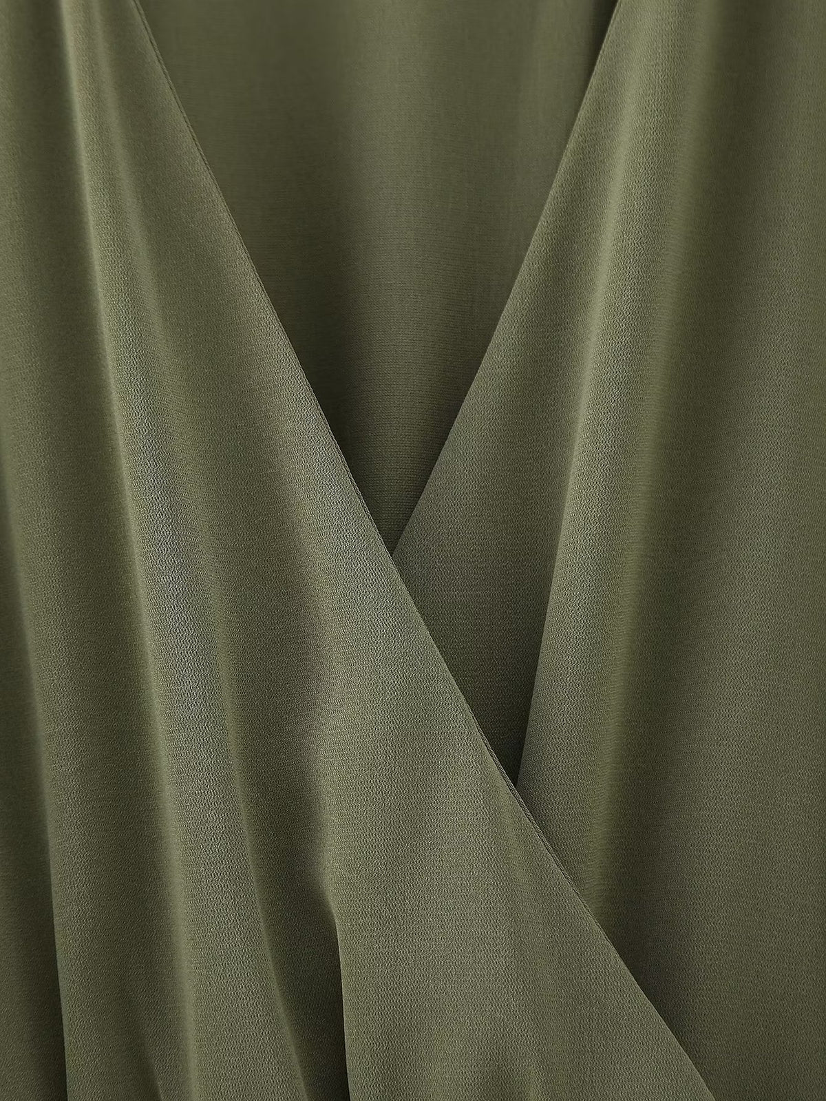 Winter V-Neck Belt Pleated Dress