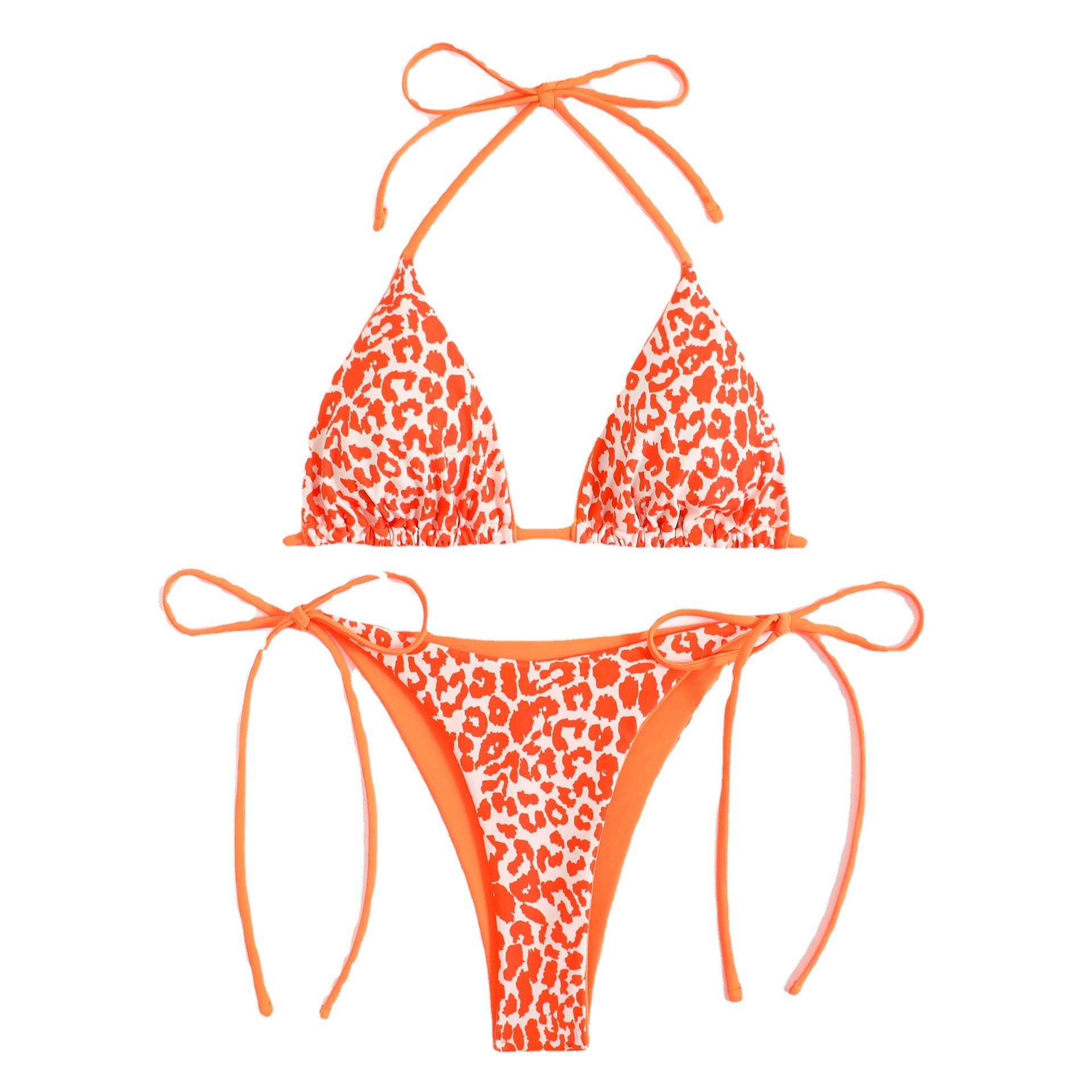 Printing Lace Bikini Swimwear