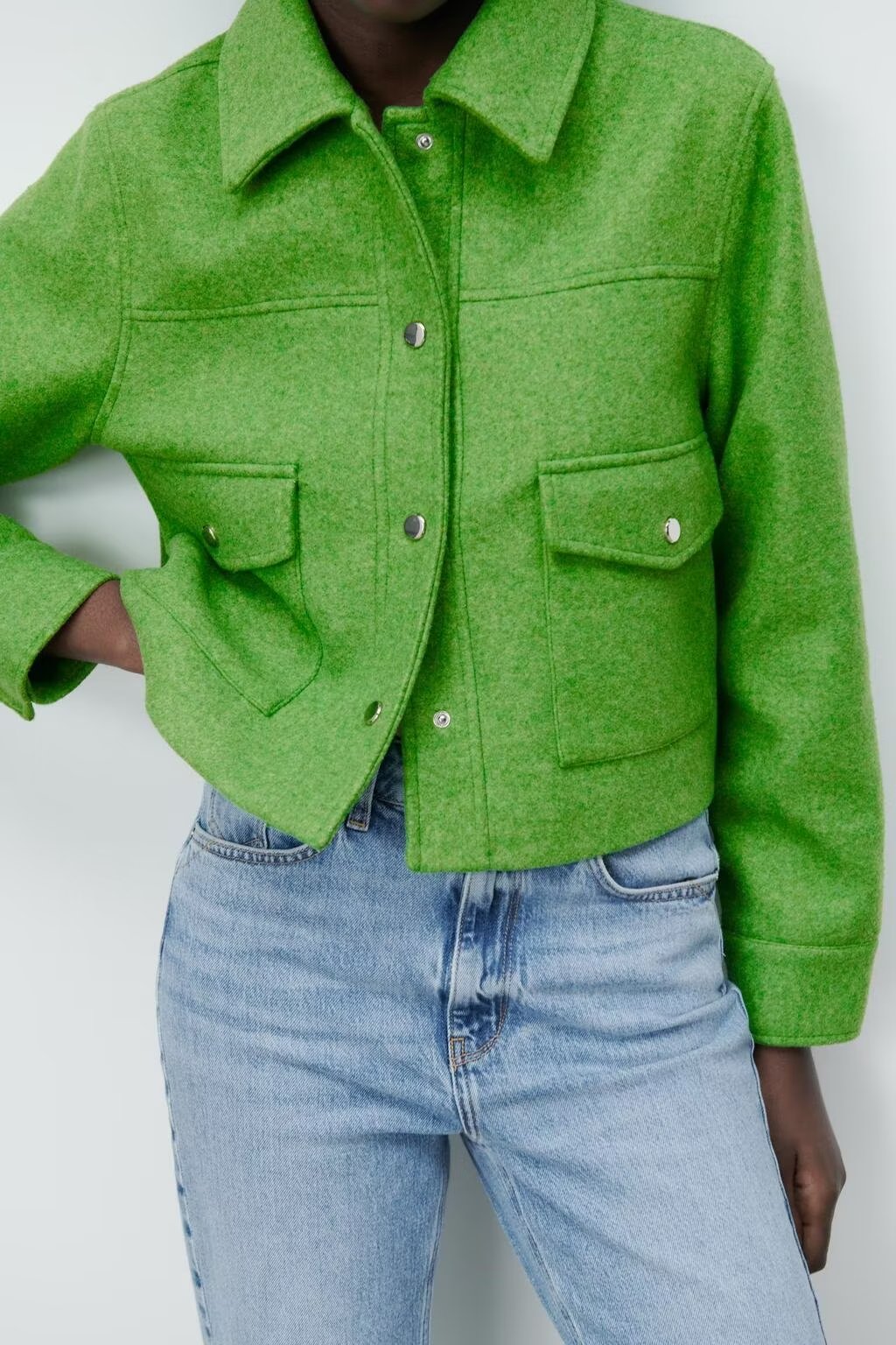 Women's Autumn Women Clothing Street Casual Soft Woolen Jacket