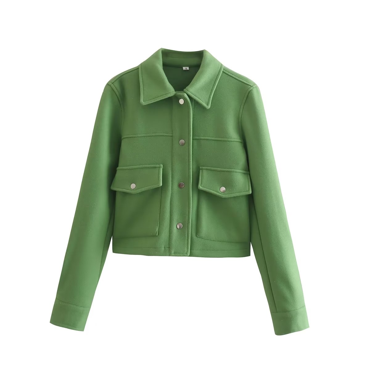 Women's Autumn Women Clothing Street Casual Soft Woolen Jacket