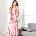 Artificial Silk Pajamas Lingerie