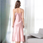 Artificial Silk Pajamas Lingerie