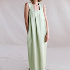 Women's Ramie Sleeveless Maxi Cami Dress